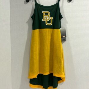 NEW Baylor BU Bears Colosseum Hsawaknow Green Reversible Dress girls Toddler 3T
